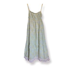 Stunning Juicy Couture pink label summer tiered maxi dress - large